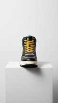 Designer High-Top Leather Sneakers